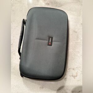Foray Gray Hard Shell zippered Carrying Case with 90s y2k CDs music